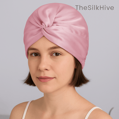 Night Cap Hair Bonnet - 100% Pure Mulberry Silk 22 Momme - The Silk Hive