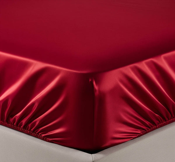 22 Momme 100% Pure Mulberry Silk Fitted Sheet | Oeko-Tex Certified 6A Grade Luxury - The Silk Hive