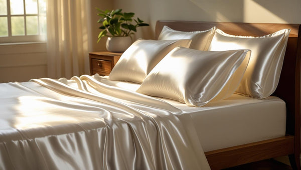 Pure Mulberry Silk Fitted Sheet  Oeko-Tex Certified 6A Grade 22 Momme Luxury