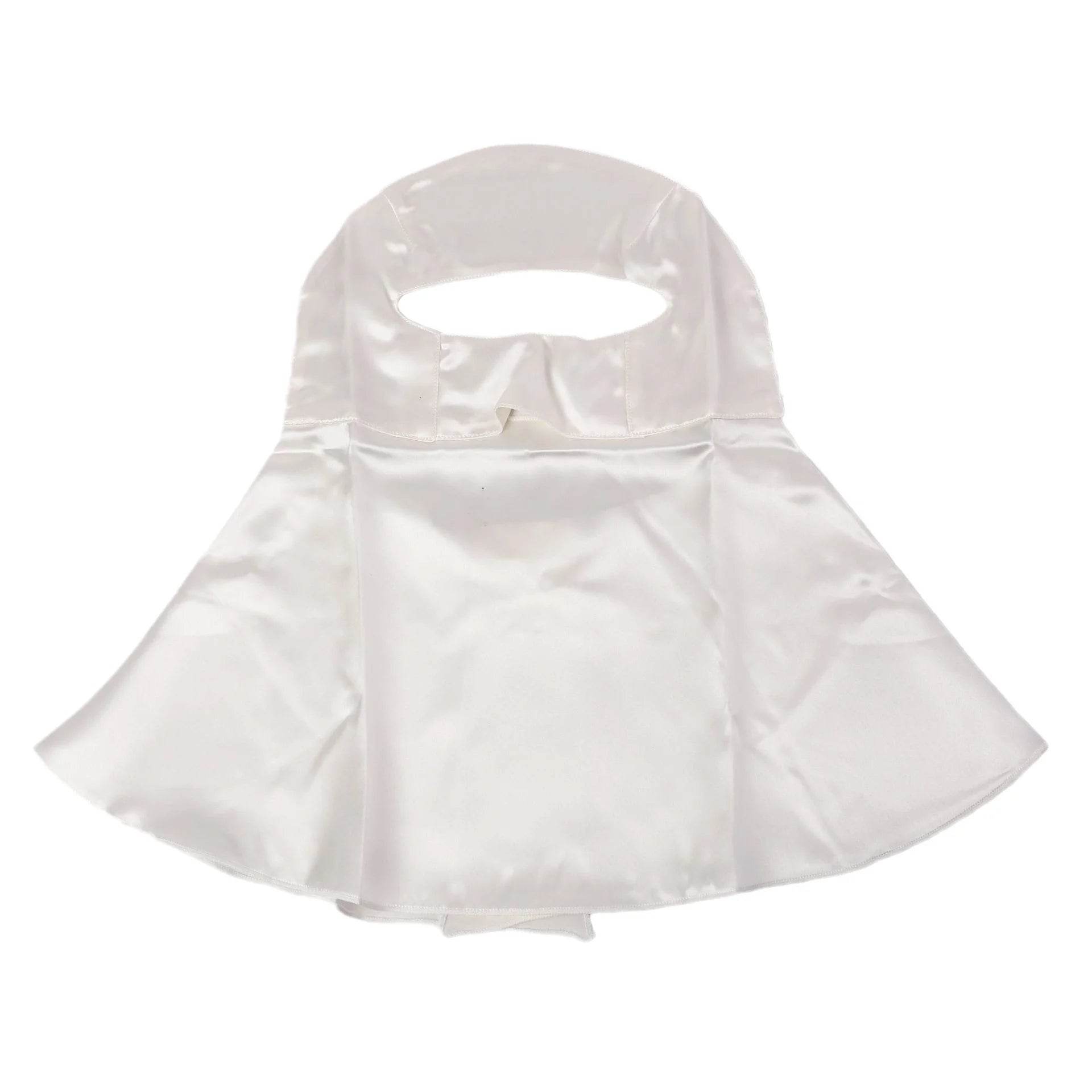 SilkGuard Full Face & Neck Sunscreen Mask - UPF50+ UV Protection - 100% Pure Mulberry Silk 22 Momme - The Silk Hive