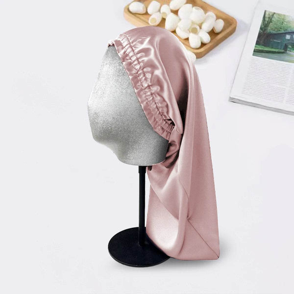 Night Cap Hair Bonnet for Long Hair - 100% Pure Mulberry Silk 22 Momme - The Silk Hive