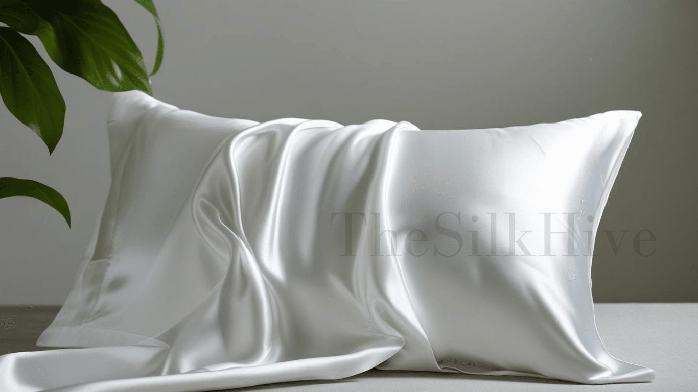 Silk Pillowcase Plain - 100% Double-sided Pure Mulberry Silk Oeko-Tex Certified - The Silk Hive