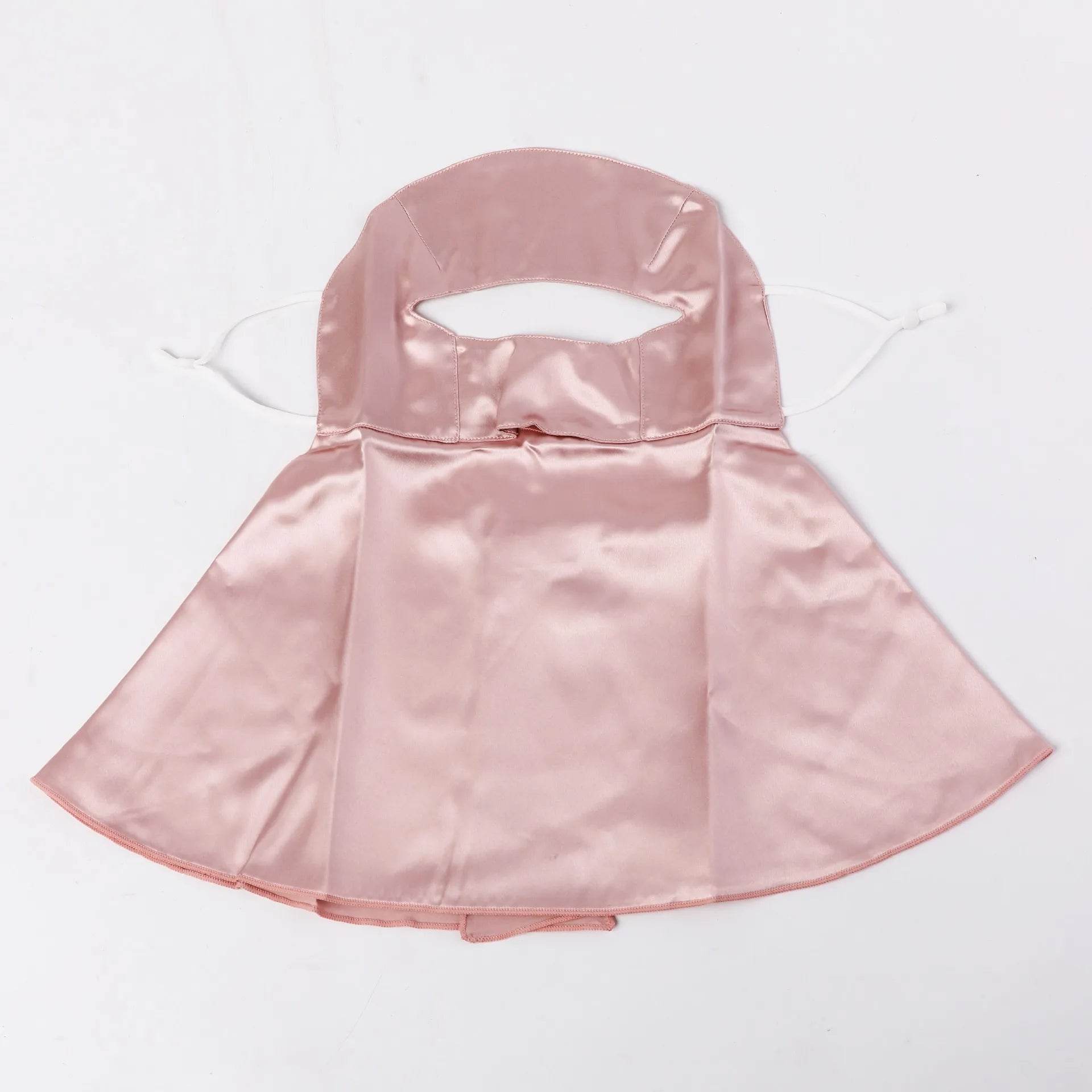 SilkGuard Full Face & Neck Sunscreen Mask - UPF50+ UV Protection - 100% Pure Mulberry Silk 22 Momme - The Silk Hive