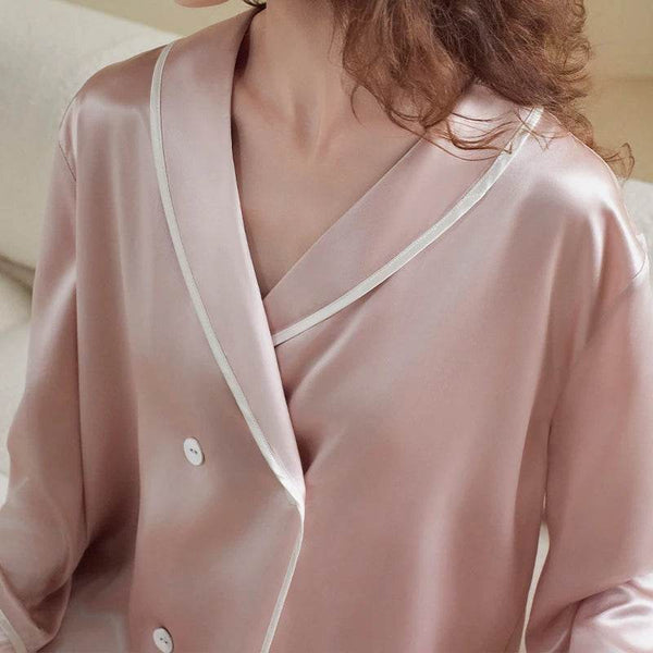 Luxurious Silk Sleepwear Set