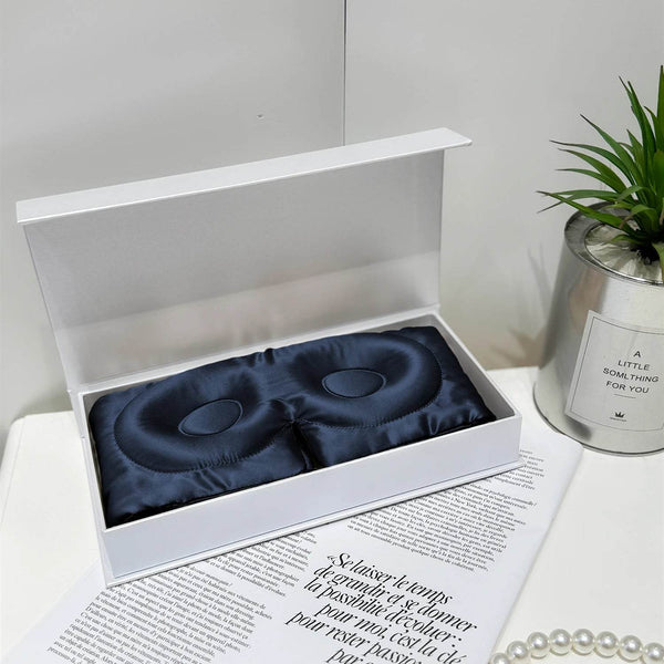 Sleeping mask 3D Contoured - 100% Pure Mulberry Silk 19 Momme 6A grade - The Silk Hive