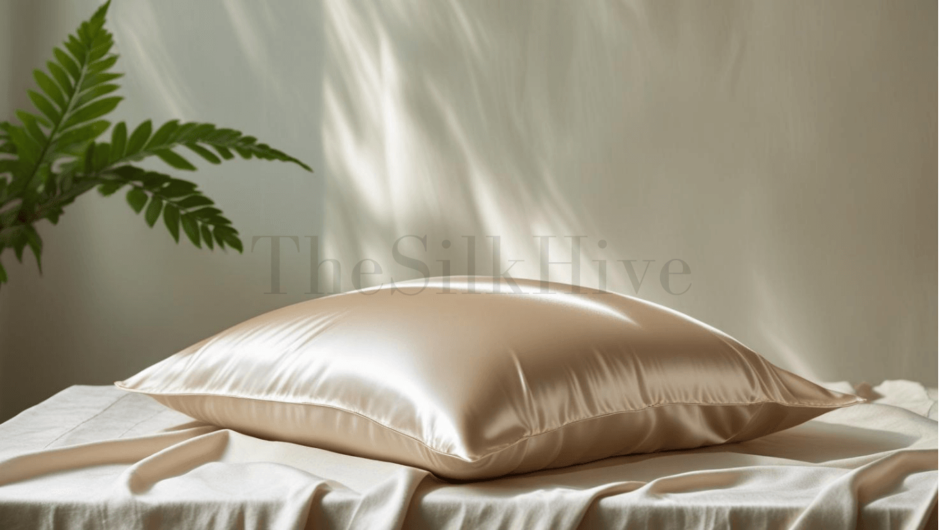 Silk Pillowcase Plain - 100% Double-sided Pure Mulberry Silk Oeko-Tex Certified - The Silk Hive