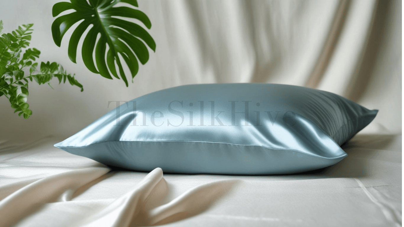Silk Pillowcase Plain - 100% Double-sided Pure Mulberry Silk Oeko-Tex Certified - The Silk Hive