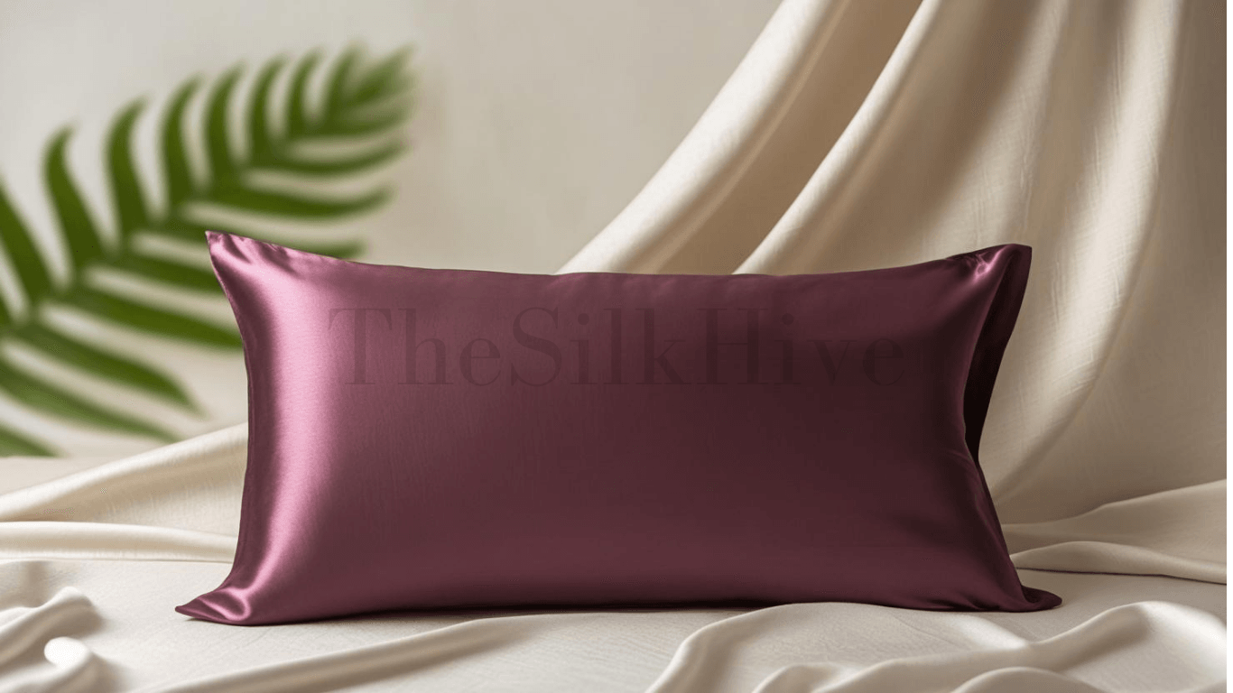 Silk Pillowcase Plain - 100% Double-sided Pure Mulberry Silk Oeko-Tex Certified - The Silk Hive