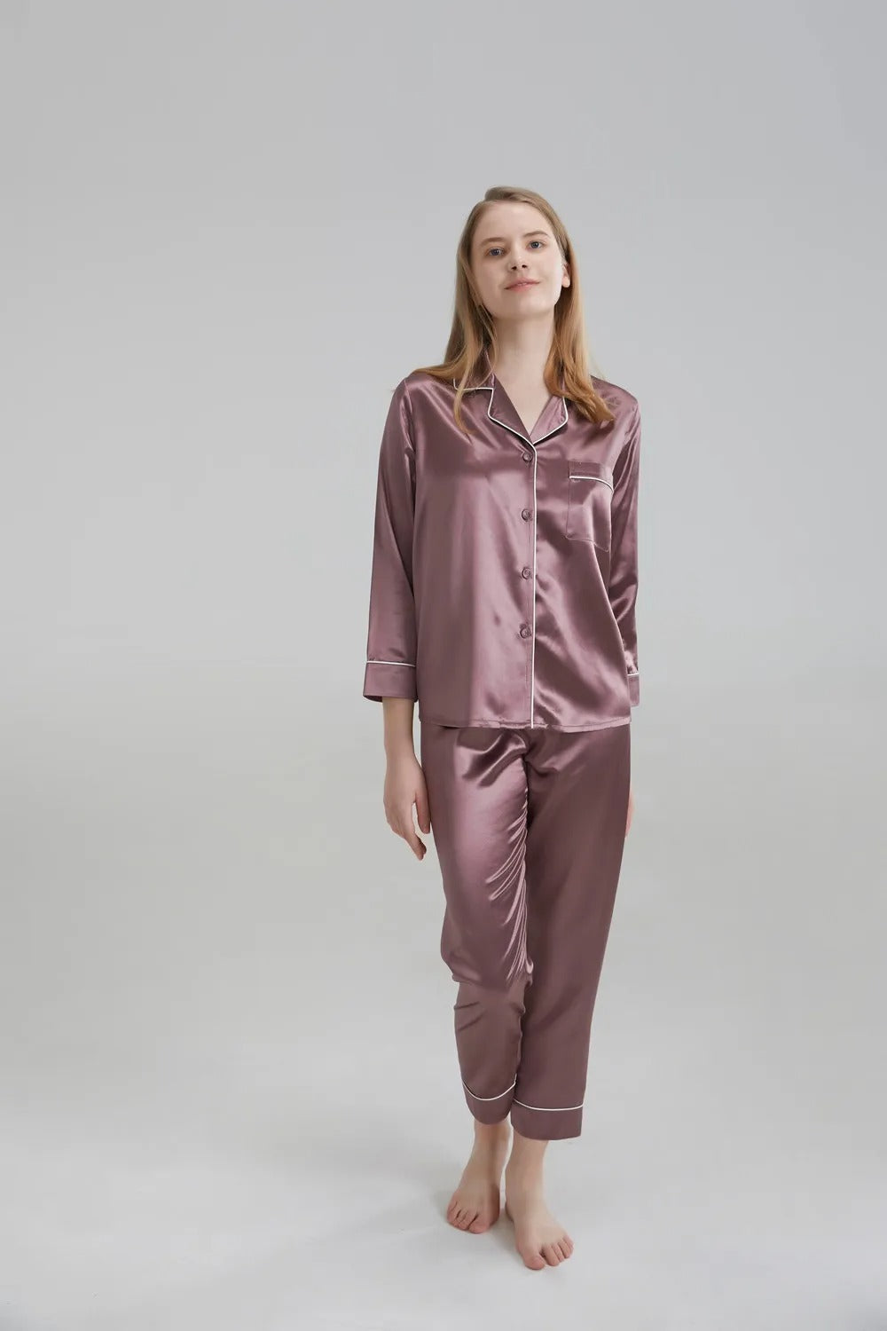 Premium Pajama Set - 22 momme 100% Pure Mulberry Silk