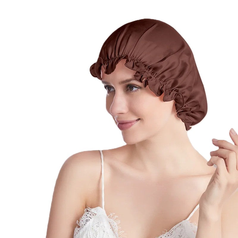 Night Cap Hair Bonnet - 100% Pure Mulberry Silk 22 Momme