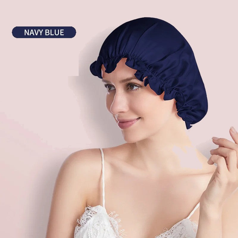 Night Cap Hair Bonnet - 100% Pure Mulberry Silk 22 Momme