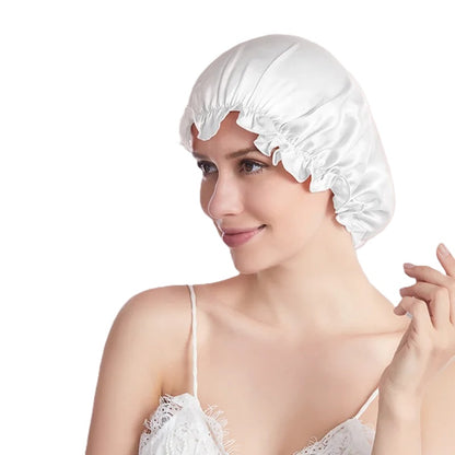 Night Cap Hair Bonnet - 100% Pure Mulberry Silk 22 Momme