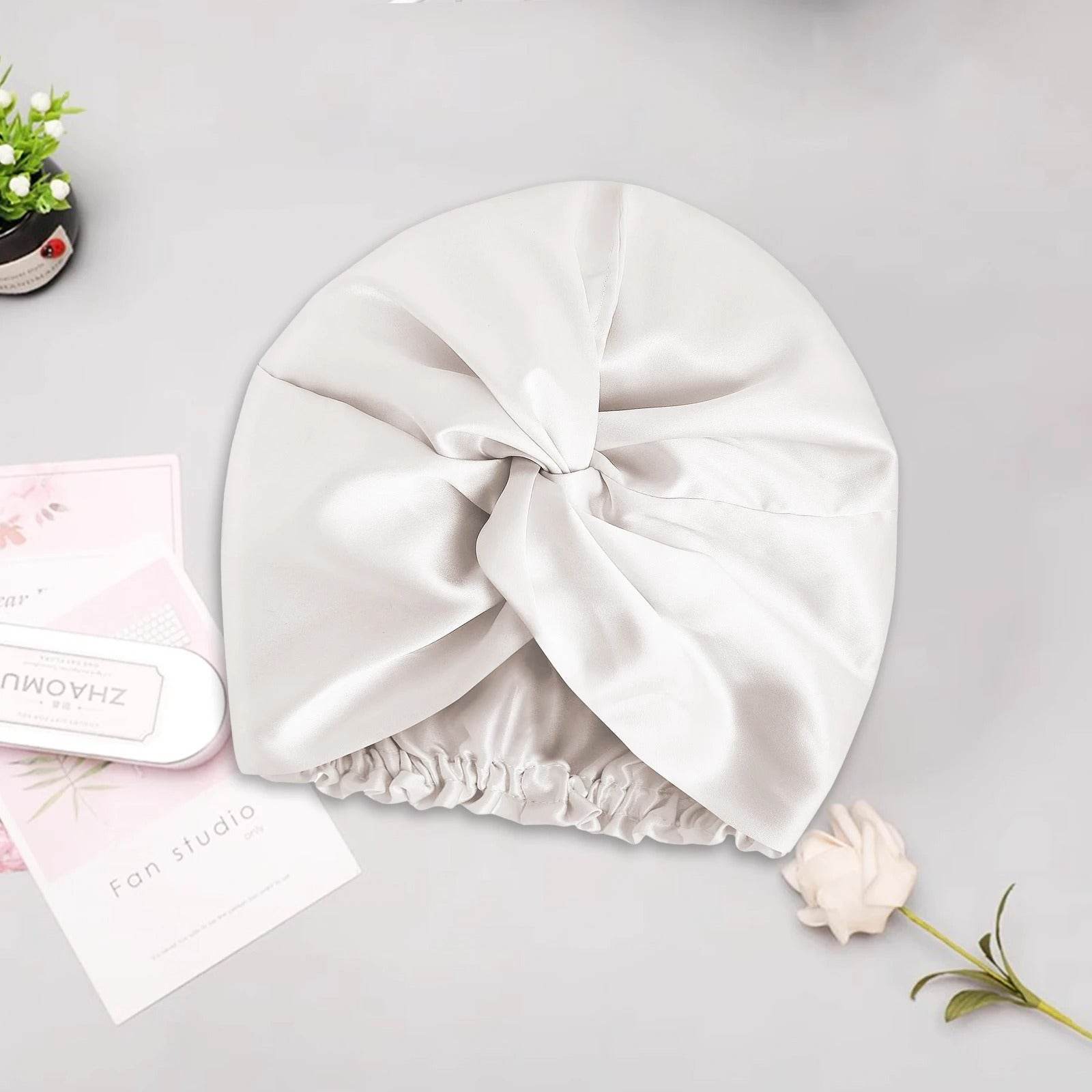 Night Cap Hair Bonnet - 100% Pure Mulberry Silk 22 Momme - The Silk Hive