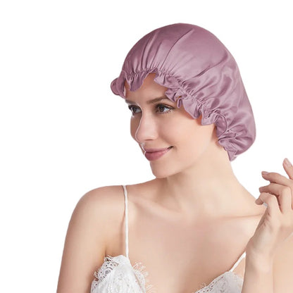 Night Cap Hair Bonnet - 100% Pure Mulberry Silk 22 Momme