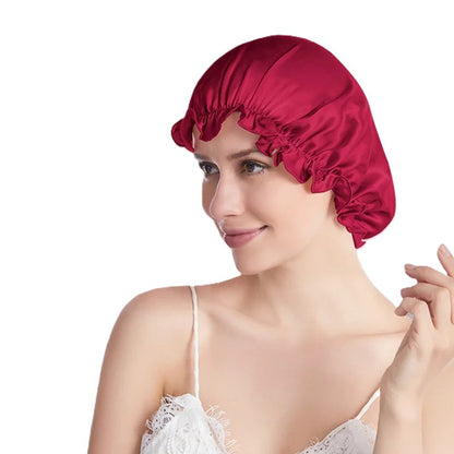 Night Cap Hair Bonnet - 100% Pure Mulberry Silk 22 Momme