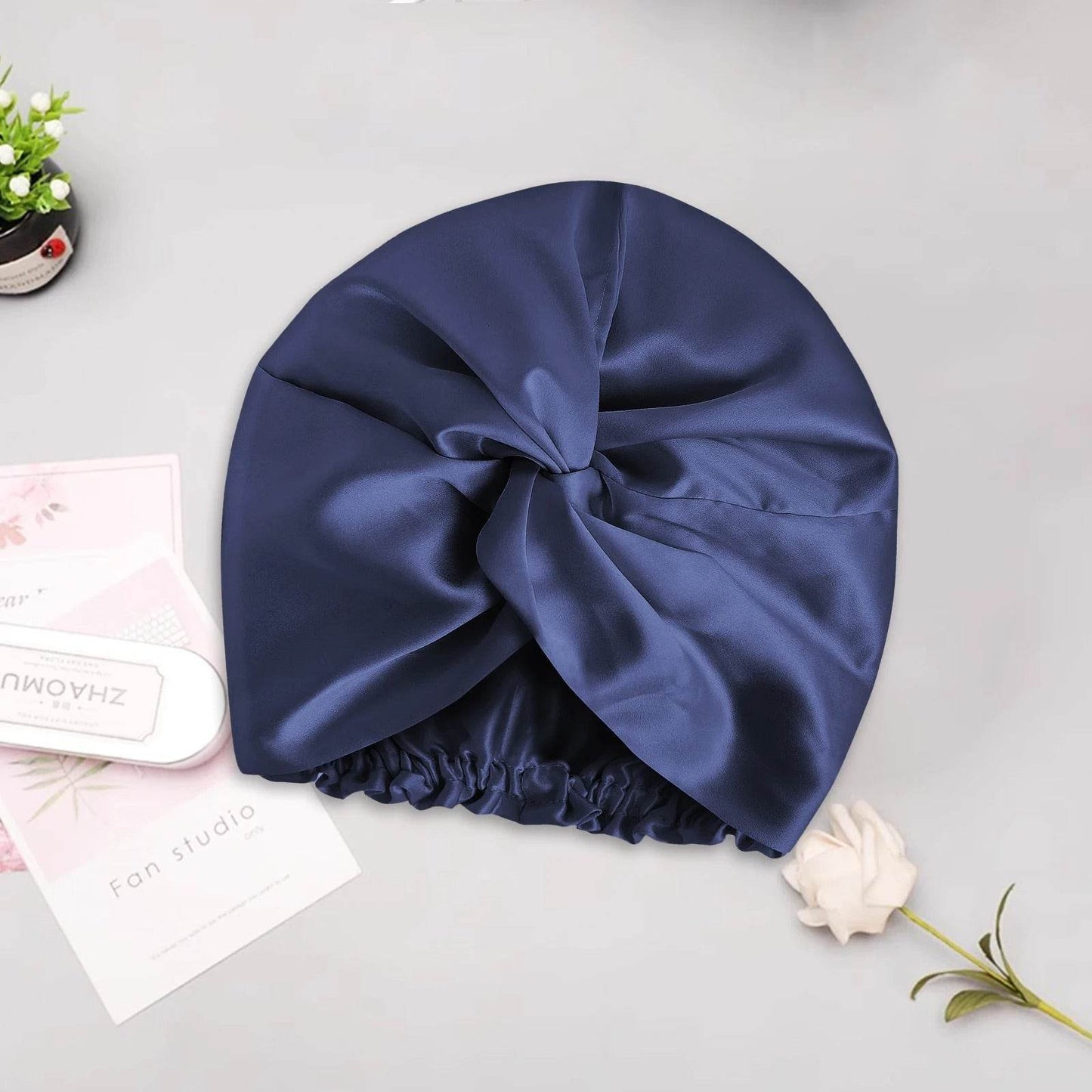 Night Cap Hair Bonnet - 100% Pure Mulberry Silk 22 Momme - The Silk Hive