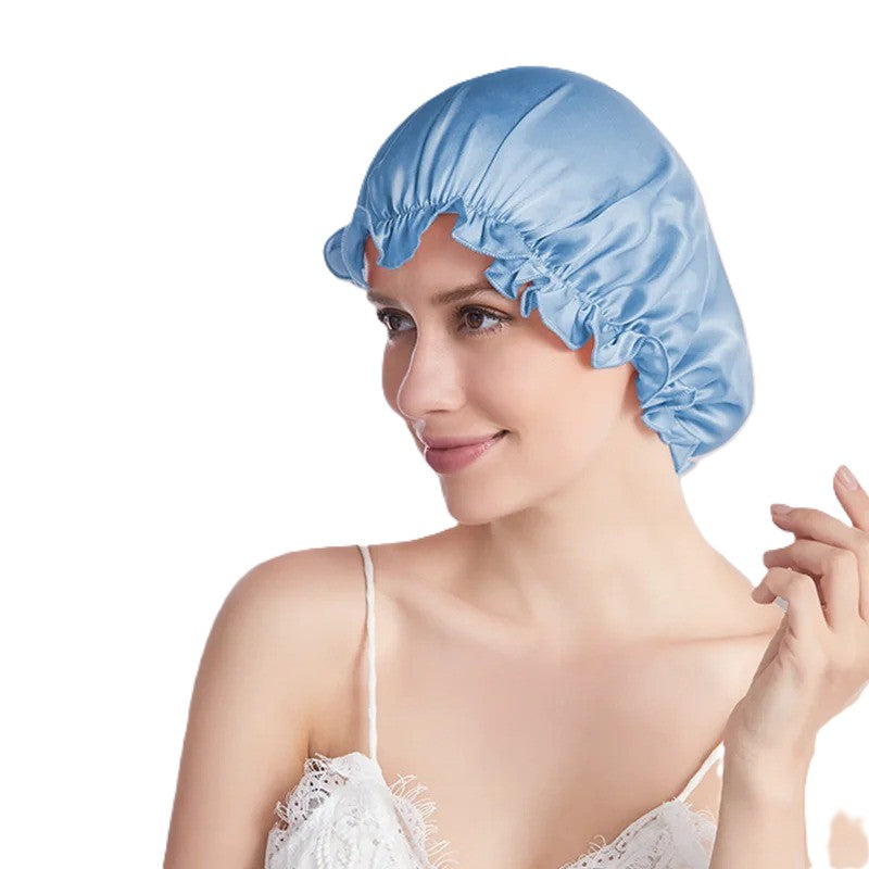 Night Cap Hair Bonnet - 100% Pure Mulberry Silk 22 Momme