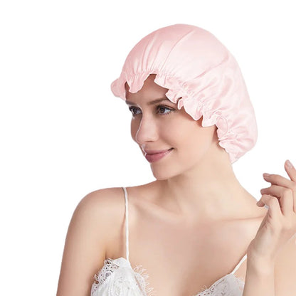 Night Cap Hair Bonnet - 100% Pure Mulberry Silk 22 Momme