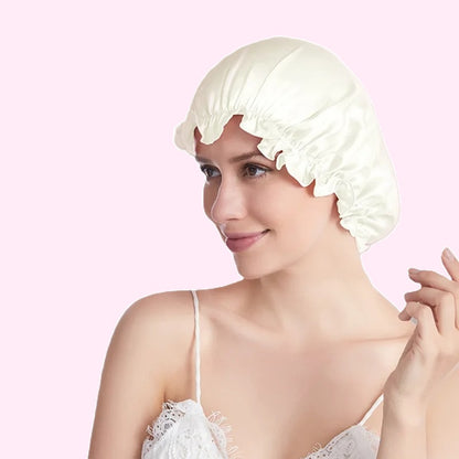 Night Cap Hair Bonnet - 100% Pure Mulberry Silk 22 Momme
